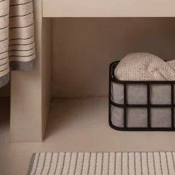 Bamboo Aufbewahrungskorb(black/grey)