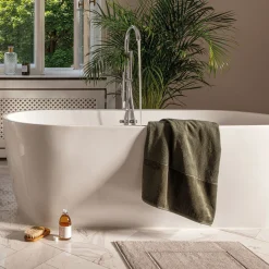 Bamboo Luxe Waschhandschuh 20X15 cm(steelblue)