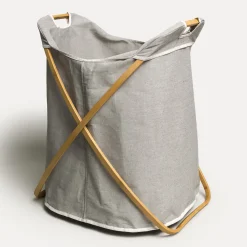 Bamboo Wäschekorb(grey)