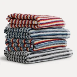 Bliss Duschtuch 67X140 cm(silver/black)