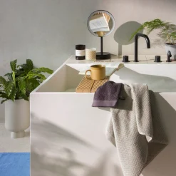 Bliss Duschtuch 67X140 cm(silver grey)