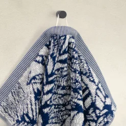 Brooklyn Handtuch 50X100 cm(nature/deep sea)