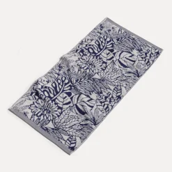 Brooklyn Handtuch 50X100 cm(nature/deep sea)