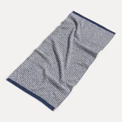 Brooklyn Handtuch 50X100 cm(nature/deep sea)