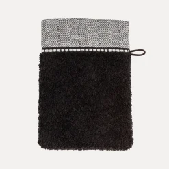 Brooklyn Waschhandschuh 20X15 cm(black)