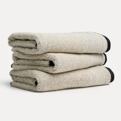 Eden Duschtuch 80X150 cm(nature/black)