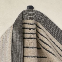 Eden Handtuch 50X100 cm(nature/black)