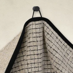 Eden Handtuch 50X100 cm(nature/black)