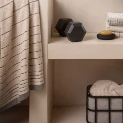 Eden Saunatuch 80X200 cm(nature/black)