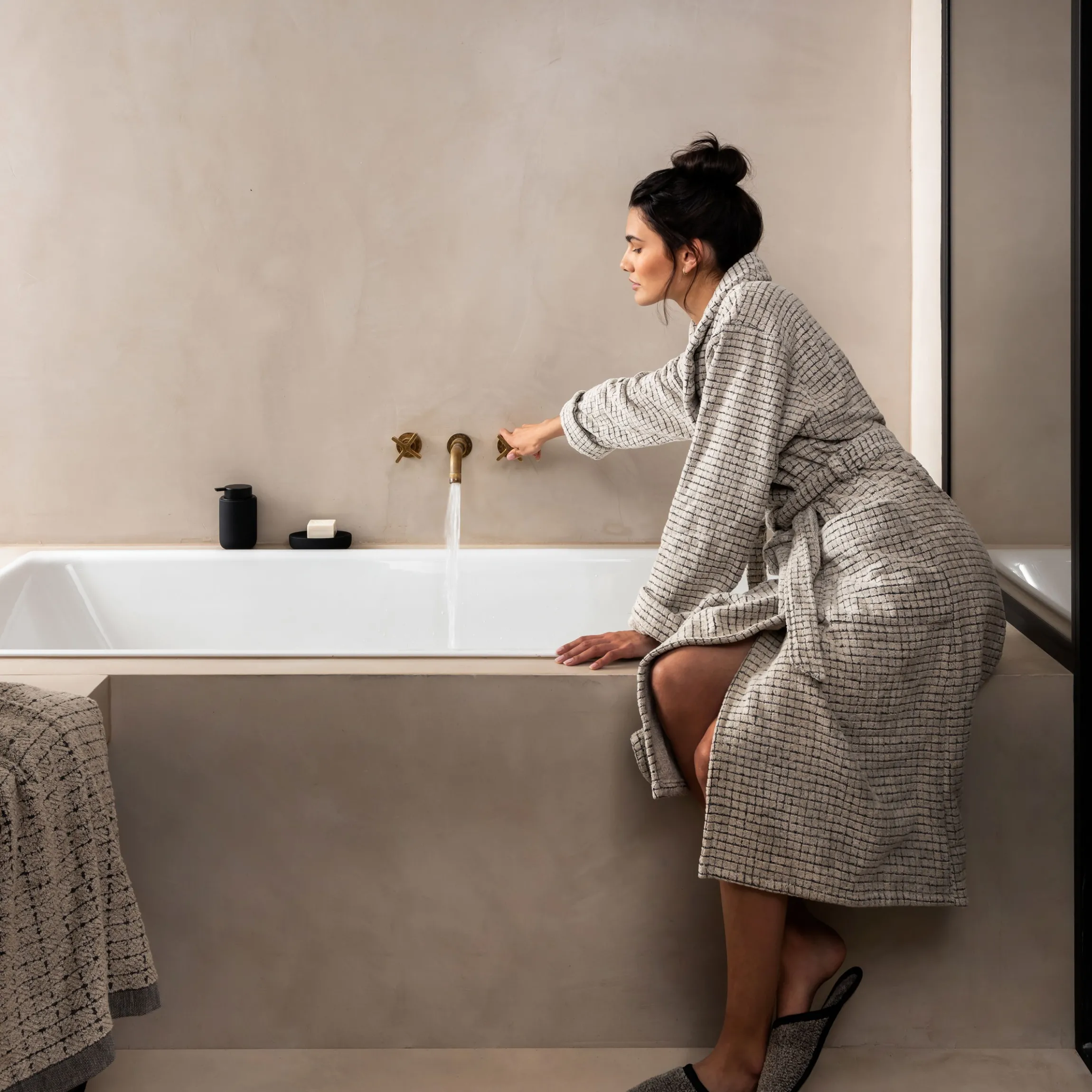 Eden Schalkragenmantel beige(nature/black)