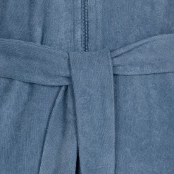 Homewear Bademantel mit Kapuze blau(steel blue)
