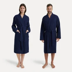 Homewear Kimono blau(deep sea)
