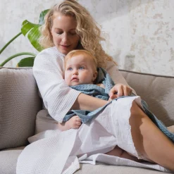 Homewear Kimono blau(deep sea)