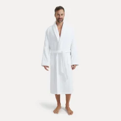 Homewear Schalkragenmantel weiß(snow)