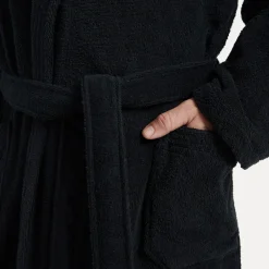 Homewear Schalkragenmantel schwarz(black)