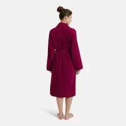 Homewear Schalkragenmantel rot(berry)
