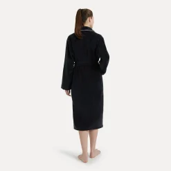 Homewear Schalkragenmantel schwarz(black)