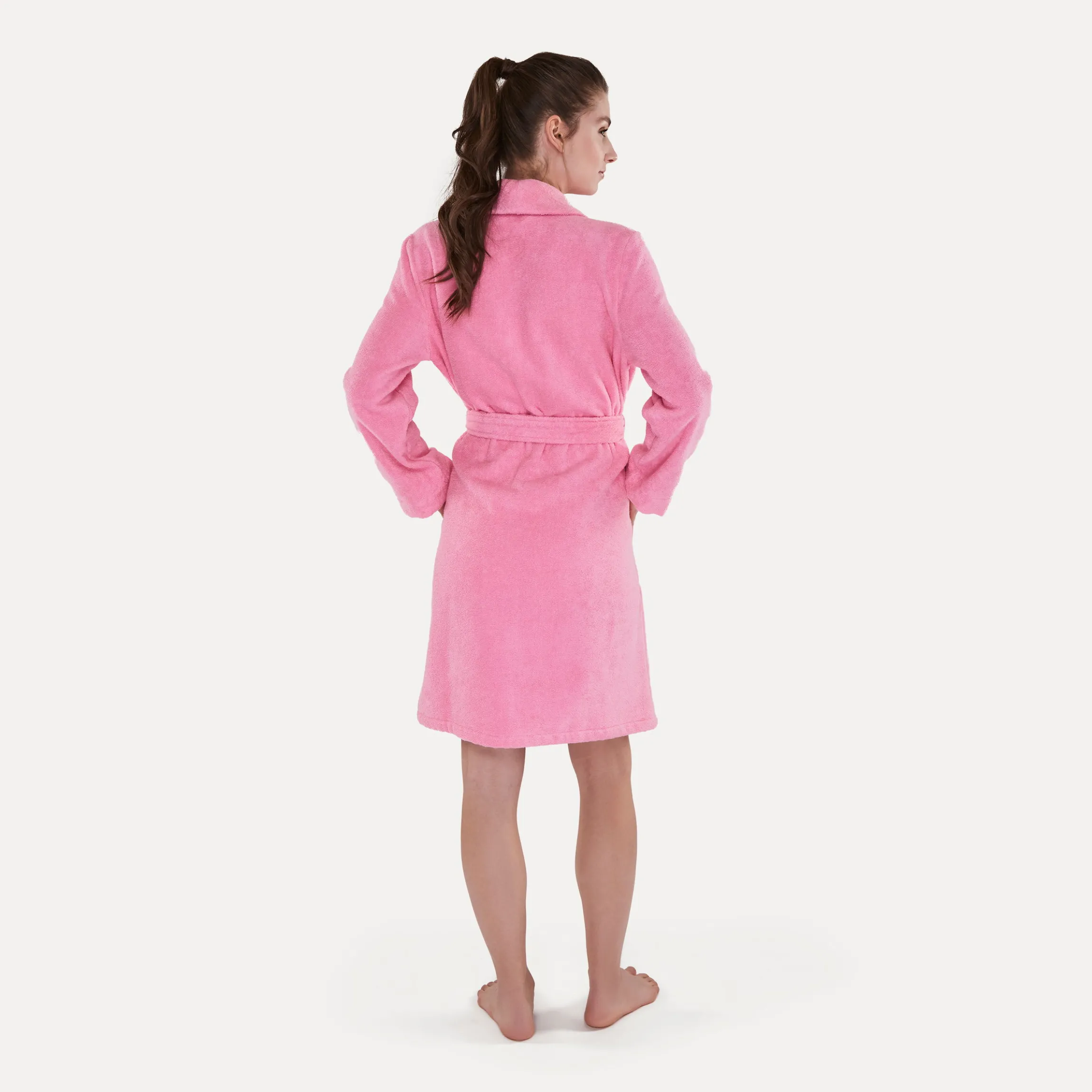 Homewear Schalkragenmantel pink(flamingo)
