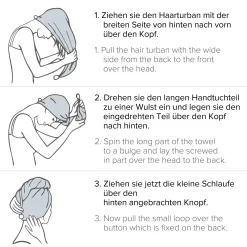 Homewear Turban 27X67 cm(snow)