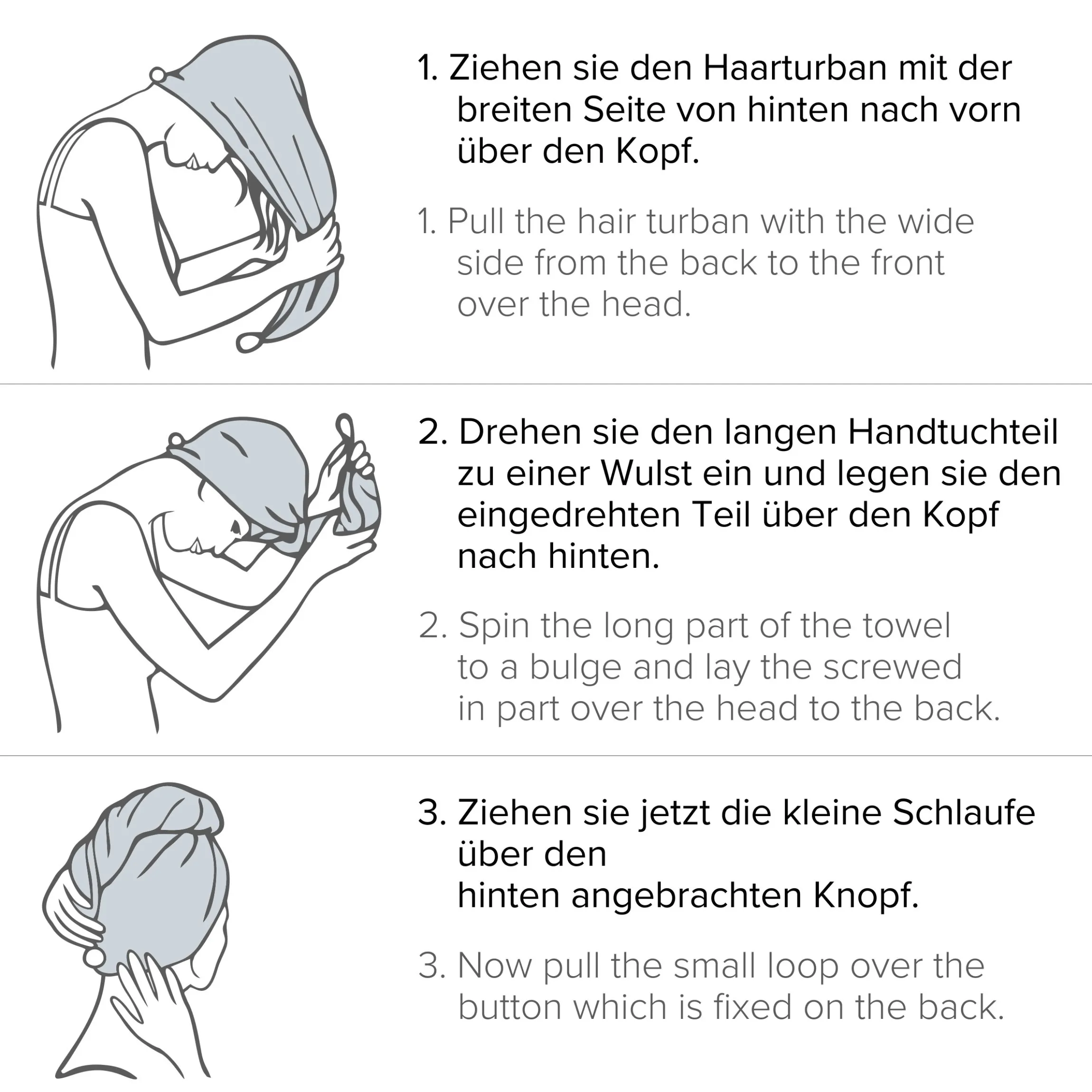 Homewear Turban 27X67 cm(snow)