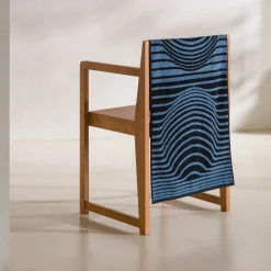 Illusions Duschtuch 67X140 cm(steelblue/black)