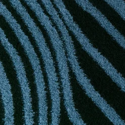 Illusions Handtuch 50X100 cm(steelblue/black)