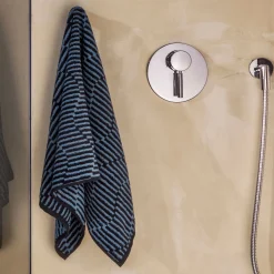 Illusions Handtuch 50X100 cm(steelblue/black)