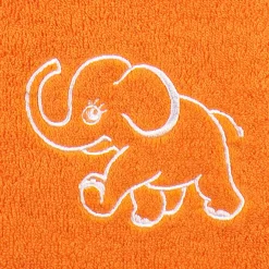 KIDS Lätzchen 47x47 cm(weiß / orange)