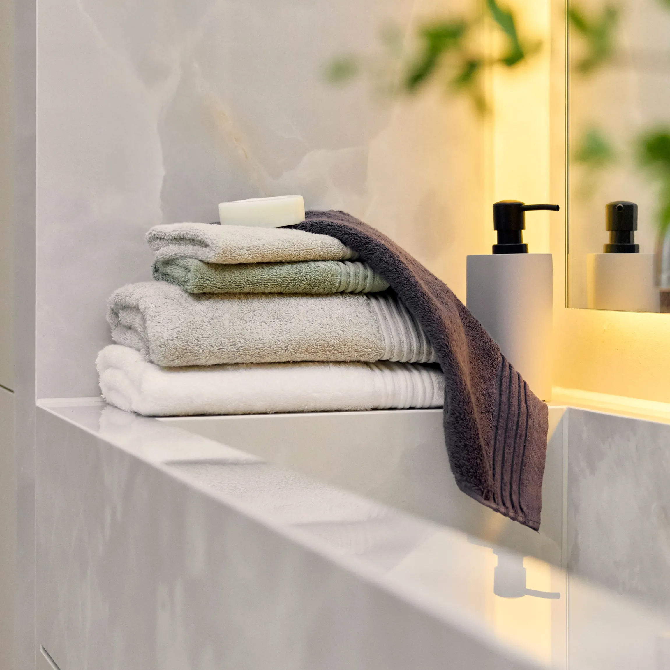 Loft Seiftuch 30X30 cm(moss)