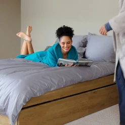 Luxury Bettwäsche 200x200 cm + 2x80x80 cm(moonlight)