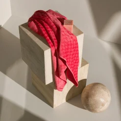 Monochrome Duschtuch 67X140 cm(coral)