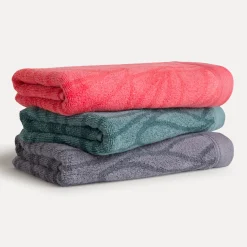 Monochrome Handtuch 50X100 cm(coral)