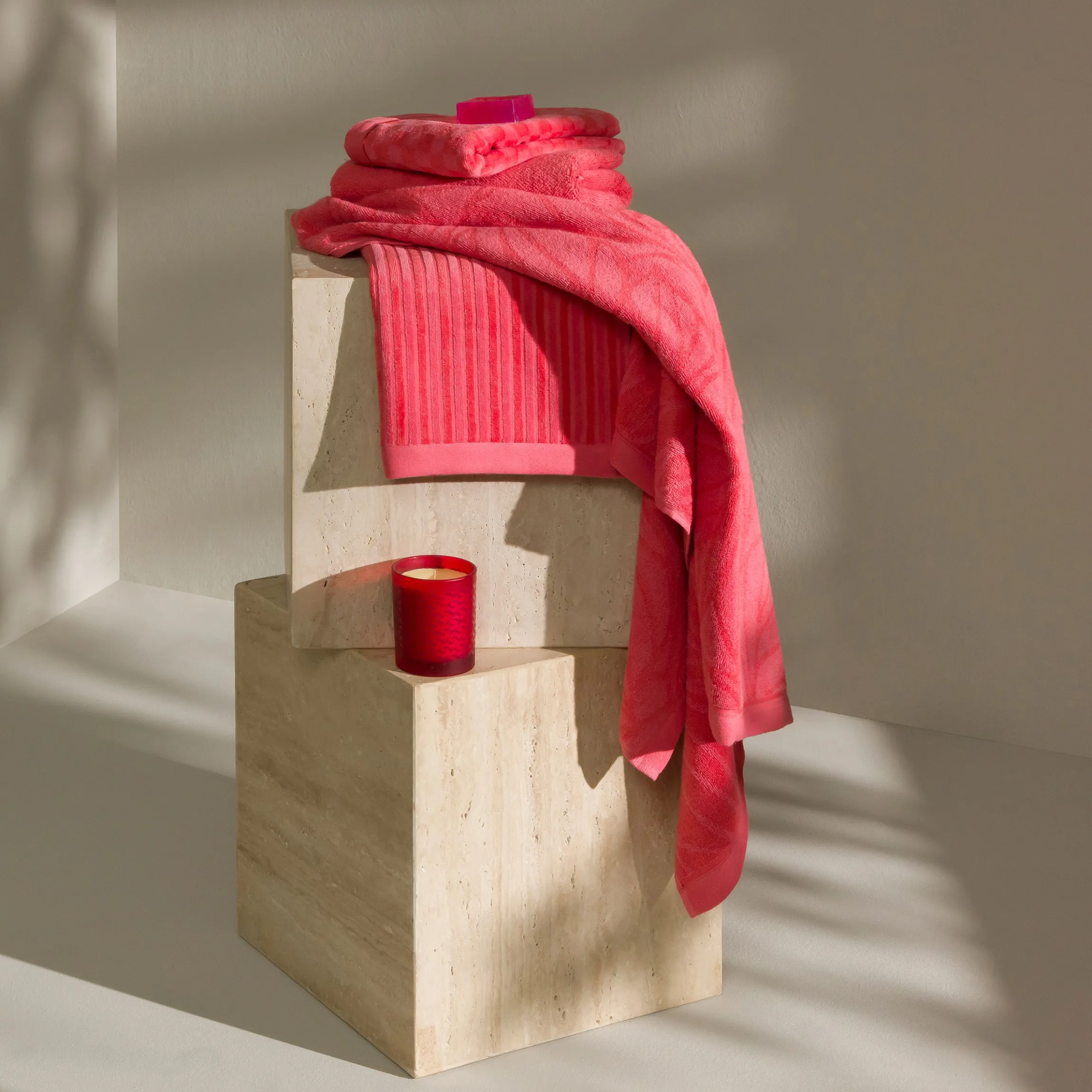 Monochrome Handtuch 50X100 cm(malachite)