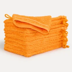 New Classic Waschhandschuhset 10-TLG(orange)