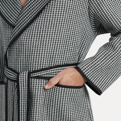 New Heritage Bademantel mit Kapuze grau(black/nature)