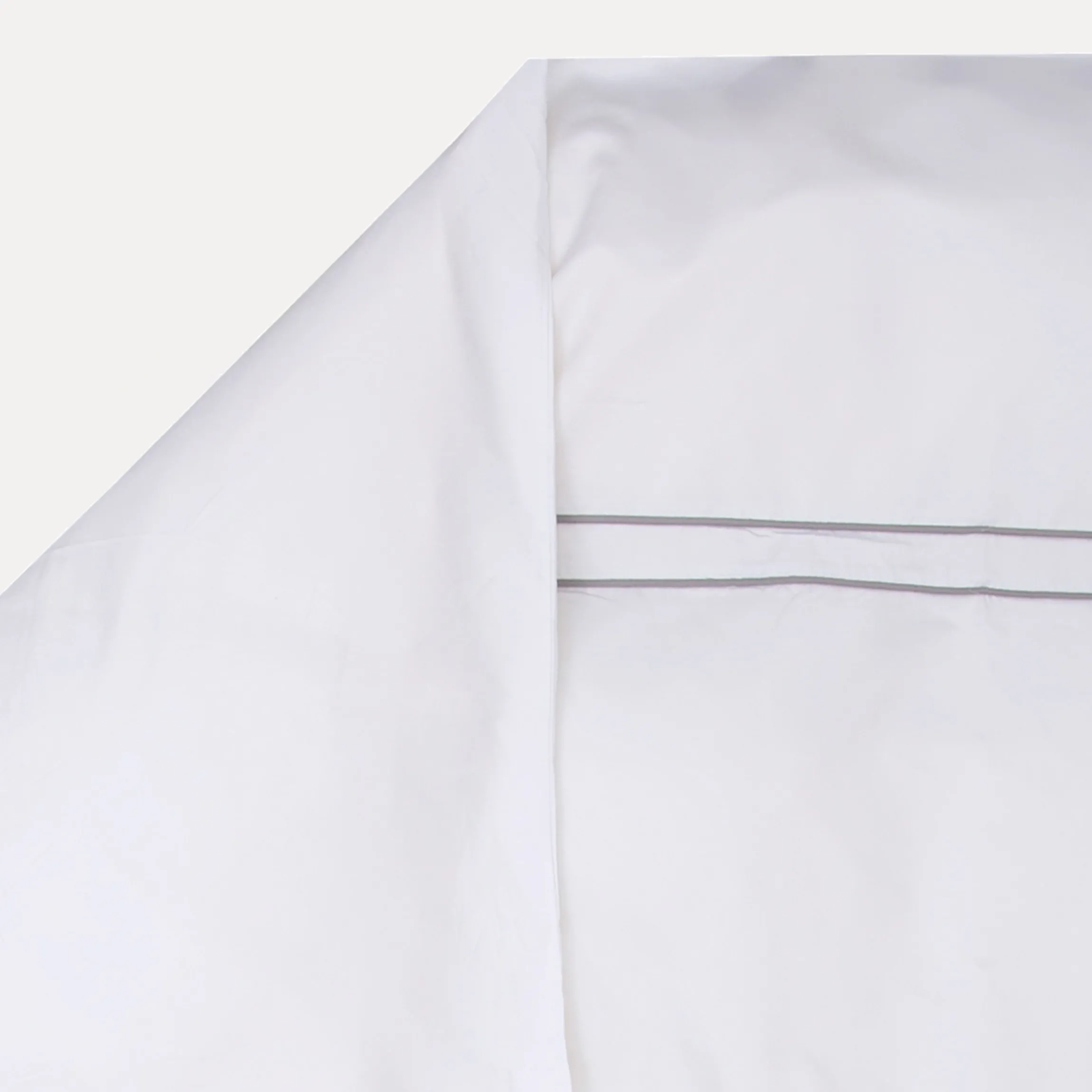 Noblesse Bettwäsche 200x200 cm + 2x80x80 cm(white/grey)