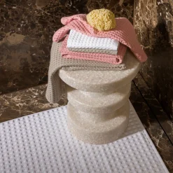 Piquée Badteppich 60X100 cm(rosette)