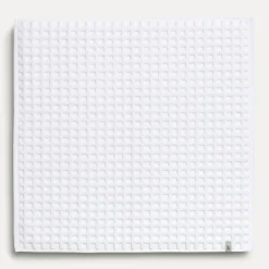 Piquée Badteppich 60X60 cm(snow)