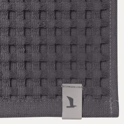 Piquée Duschtuch 70X140 cm(graphite)