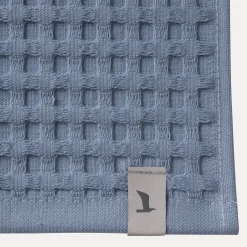 Piquée Gästetuch 40X70 cm(steel blue)