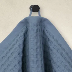 Piquée Gästetuch 40X70 cm(steel blue)
