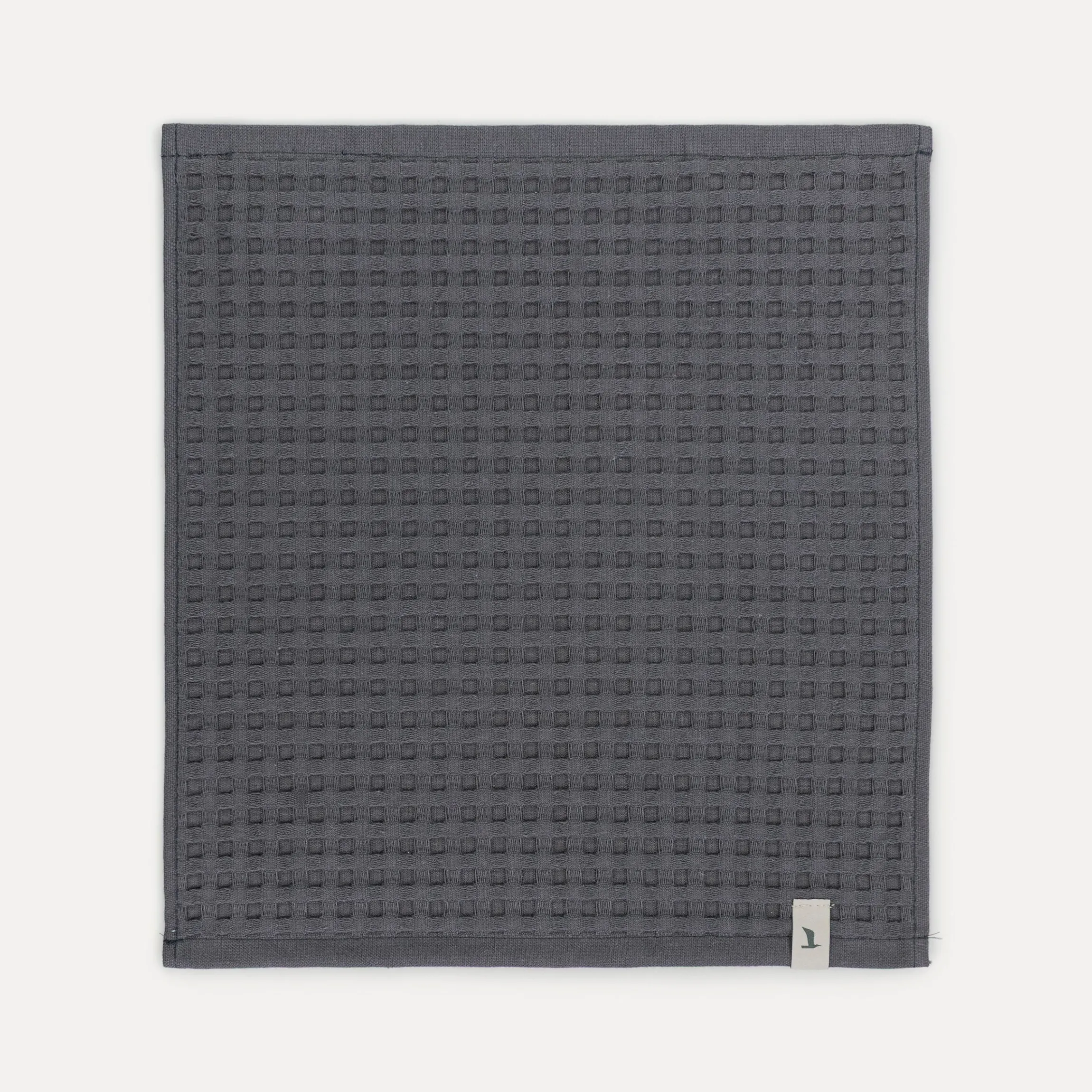 Piquée Seiftuch 30X30 cm(graphite)