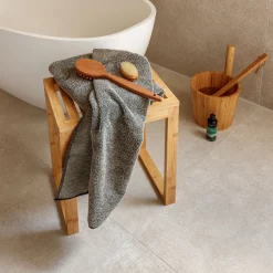 Sauna Handtuch 50x70 cm(nature/black)