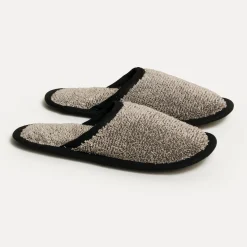 Sauna Pantoffeln grau(nature/black)