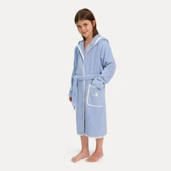 Soft Hug Bademantel mit Kapuze blau(aqua)