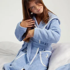 Soft Hug Bademantel mit Kapuze blau(aqua)