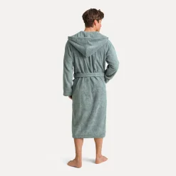 Superwuschel Bademantel mit Kapuze grün(tea)