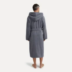 Superwuschel Bademantel mit Kapuze grau(stone)