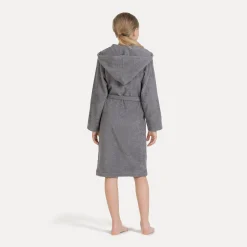 Superwuschel Bademantel mit Kapuze grau(stone)