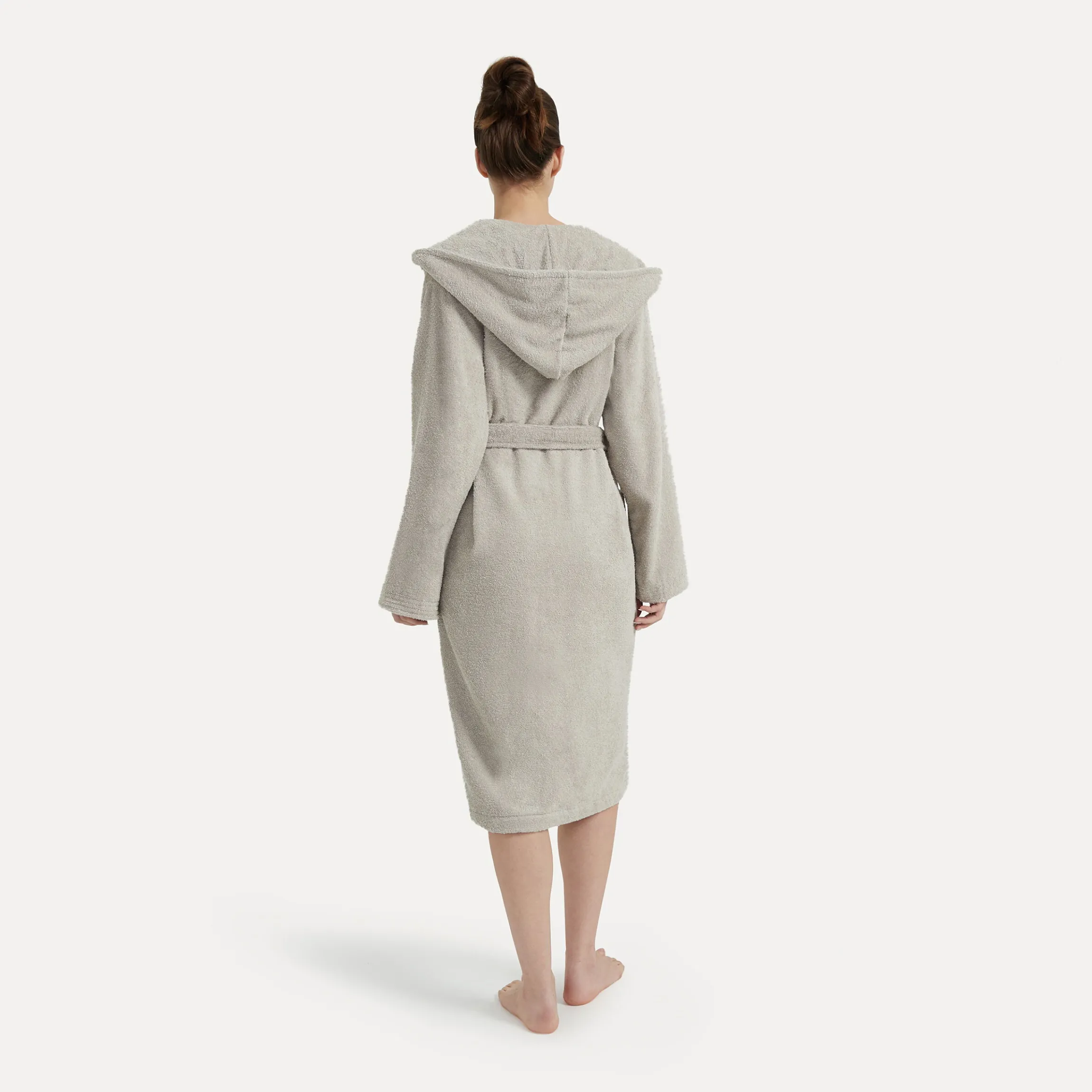 Superwuschel Bademantel mit Kapuze beige(cashmere)